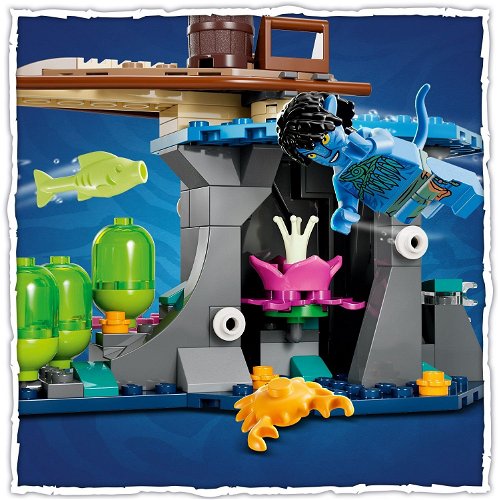 LEGO Avatar: The Way of Water Metkayina Reef Home 75578, Building Toy Set  with Village, Canoe, Pandora Scenes, Neytiri and Tonowari Minifigures