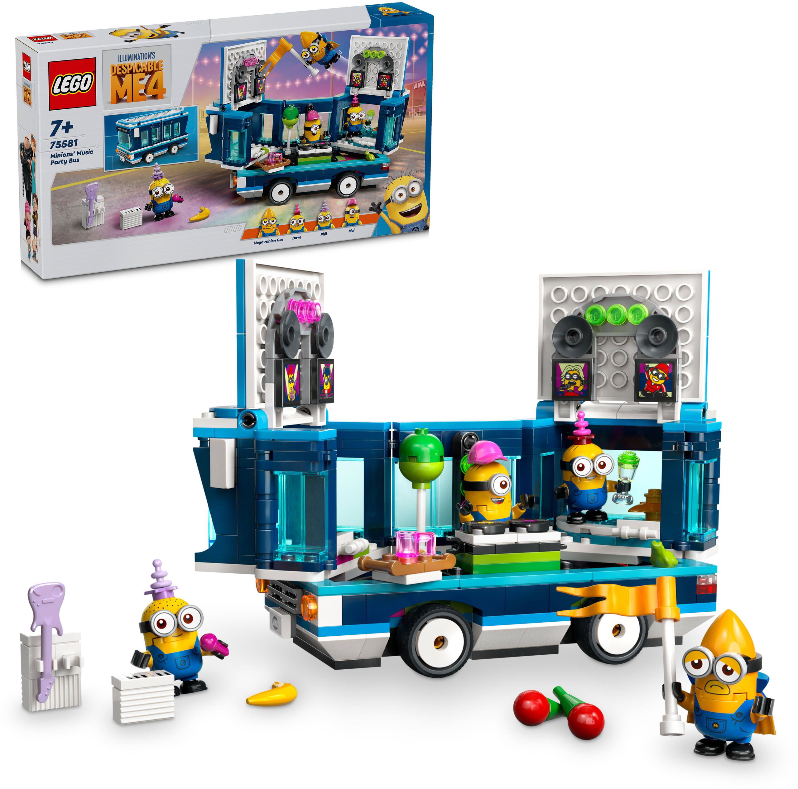 LEGO® Gru 4. Minyonok zenés partibusza 75581
