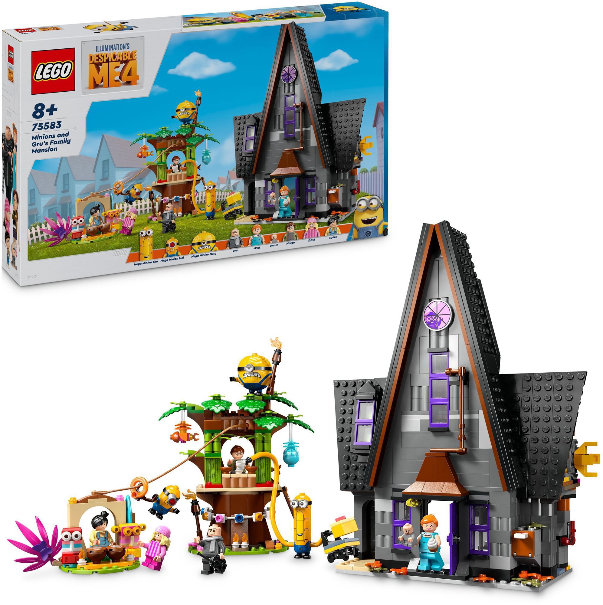 LEGO® Gru 4. A minyonok és Gru családi háza 75583