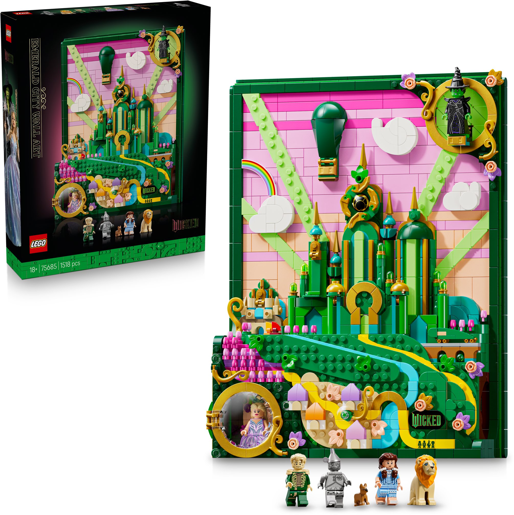 LEGO® Wicked Emerald City fali dekoráció 75685