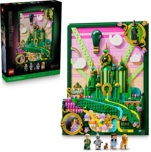 LEGO® Wicked 75685 Emerald City Wandkunst - LEGO-Bausatz - Hauptbild