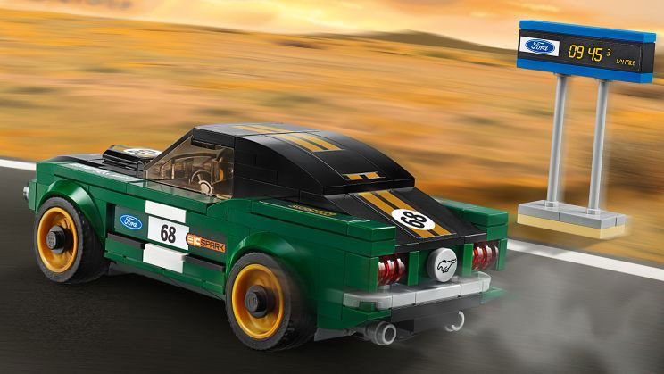 Lego speed champions 1968 ford sales mustang fastback