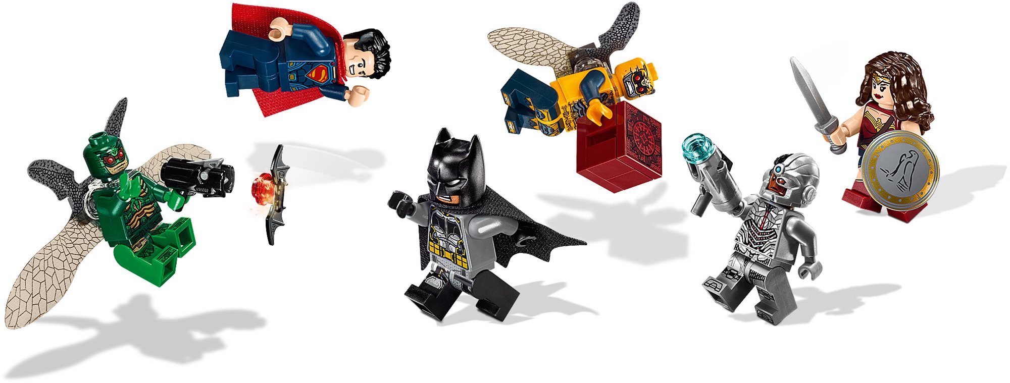 Lego flying fox batmobile deals airlift attack