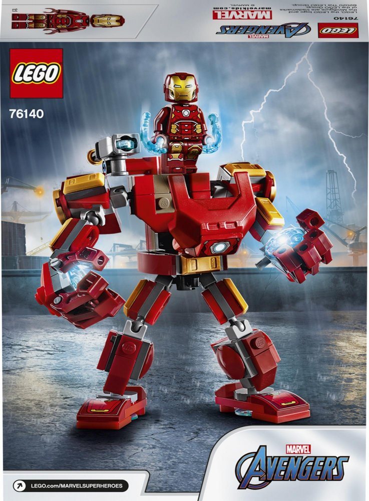 Iron man mech store lego