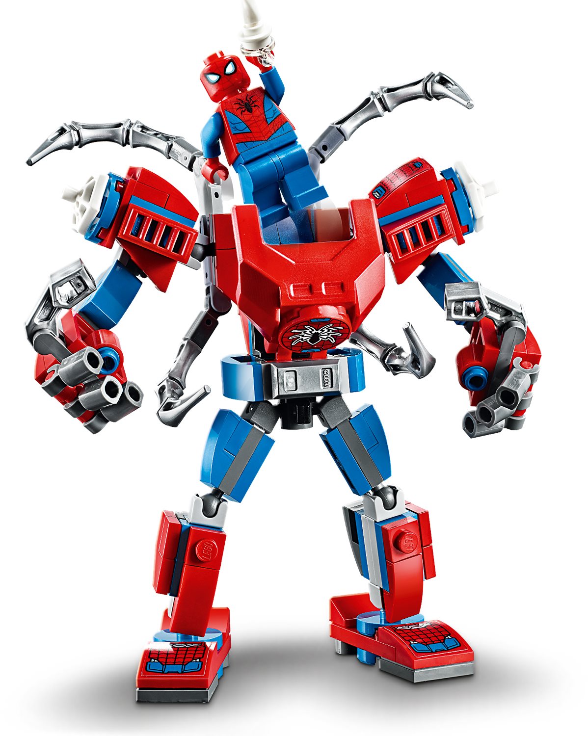 Spider man sale mech lego