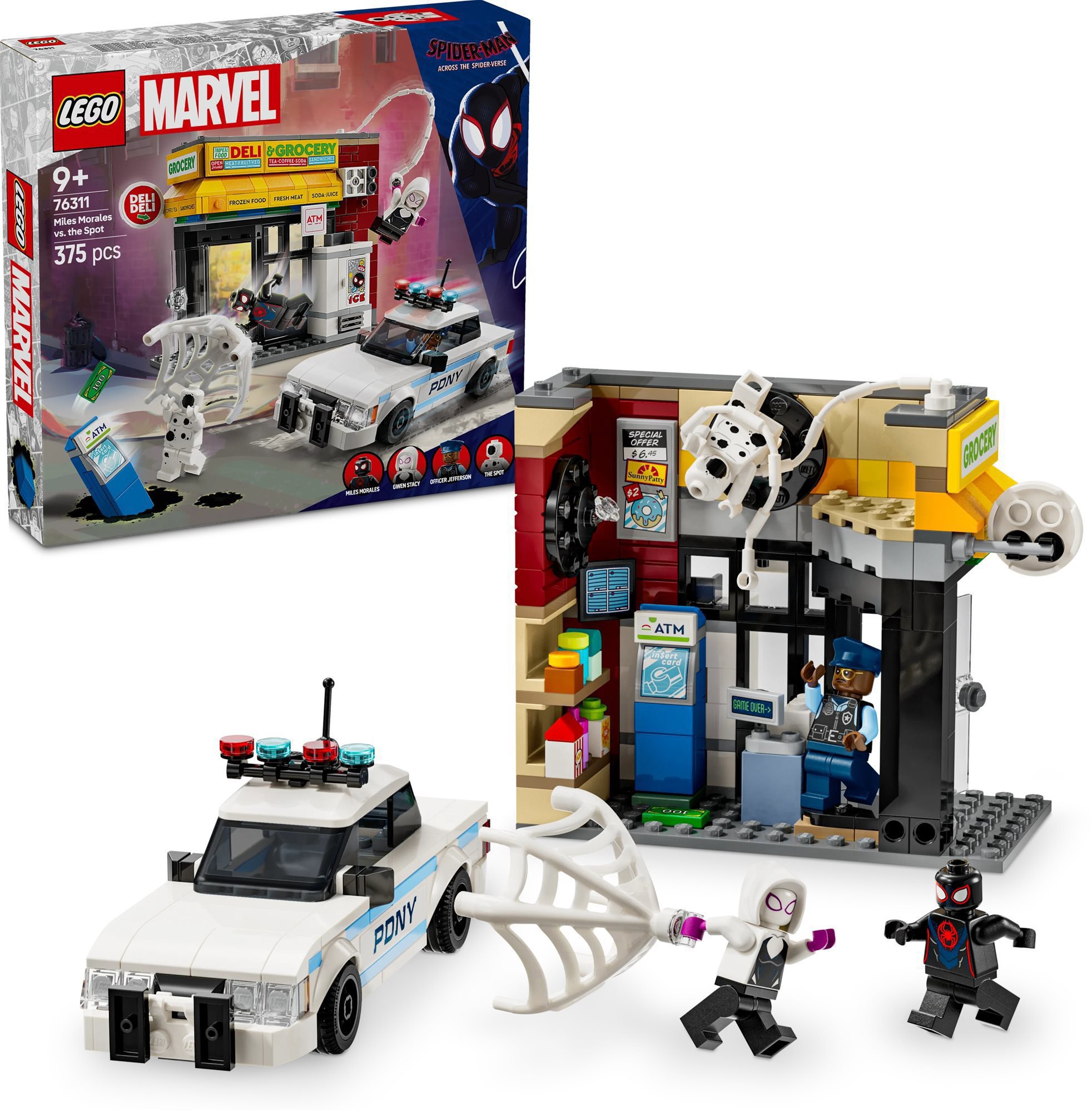 LEGO® Marvel Pókverzum: Miles Morales vs. Folt 76311