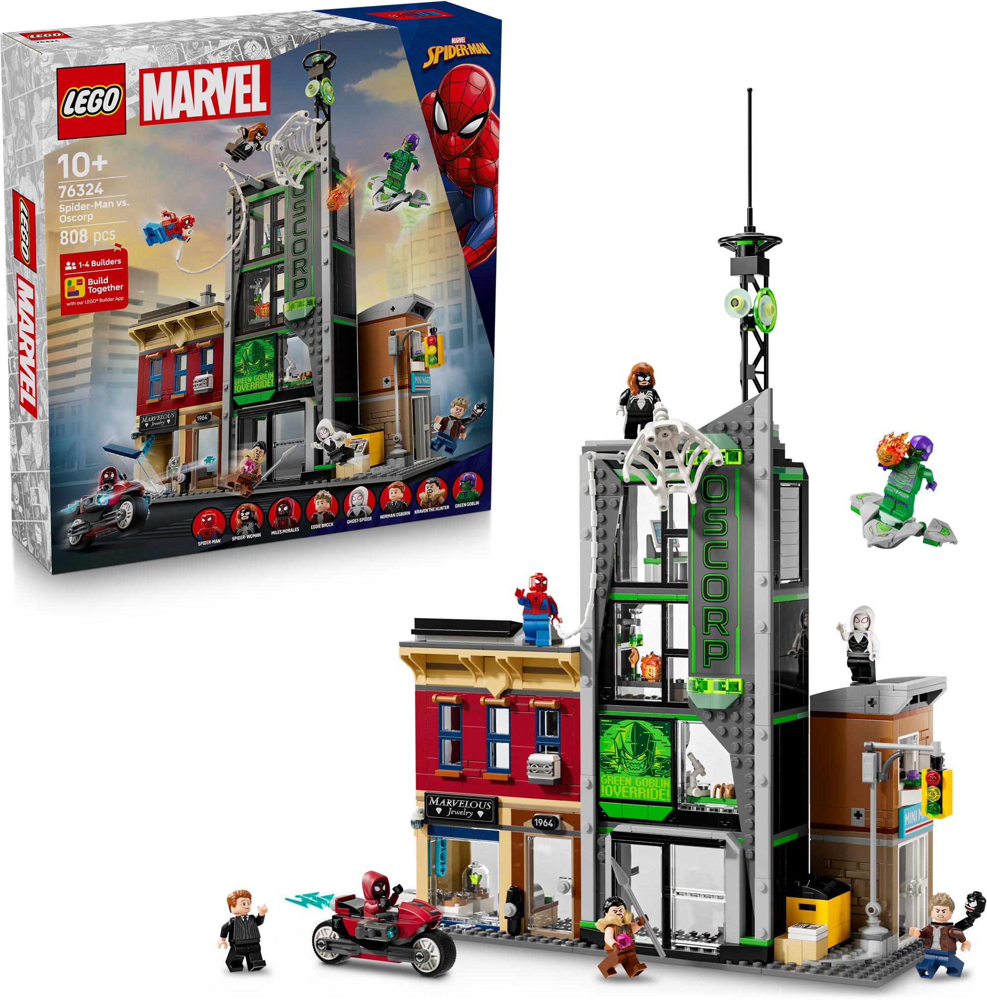 LEGO® Marvel Pókember vs. Oscorp 76324