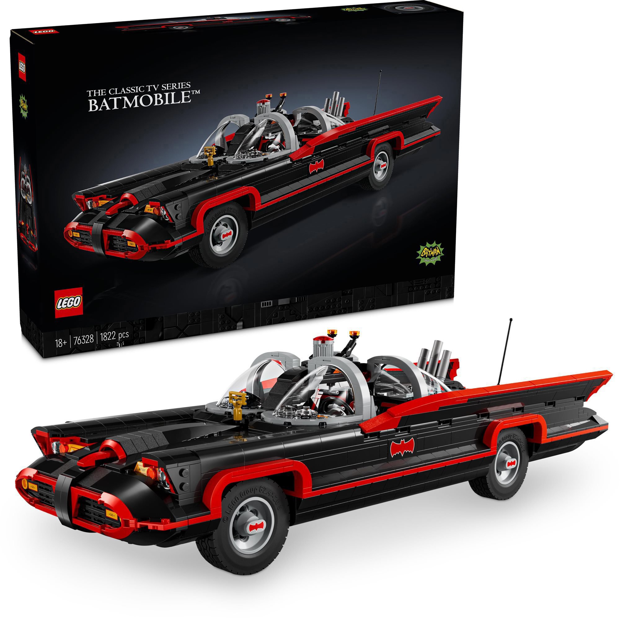LEGO® DC Batman™ 76328 Batman: Batmobile™ a klasszikus tévésorozatból