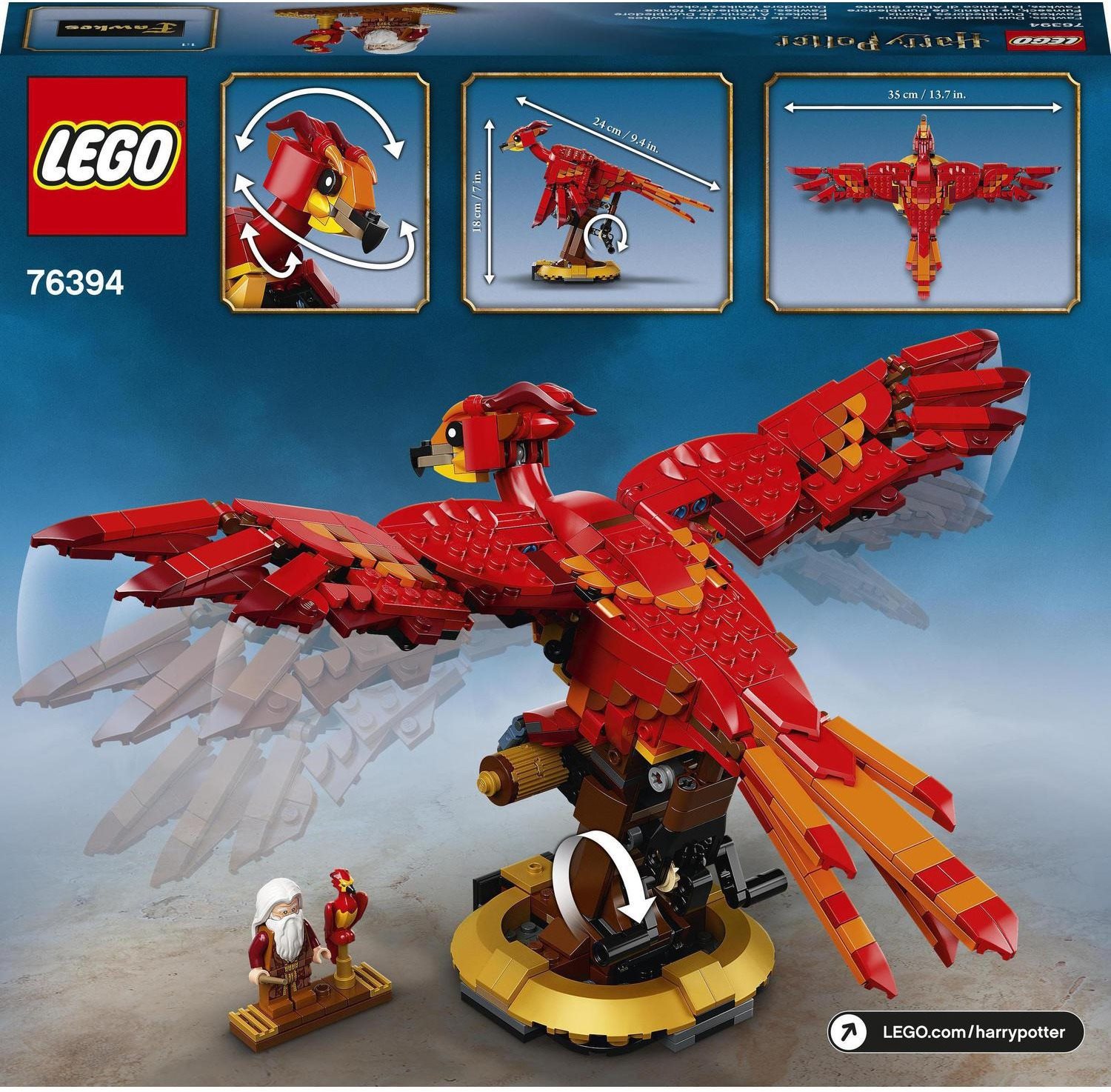 LEGO® Harry Potter™ 76394 Fawkes, Dumbledore's Phoenix - LEGO Set