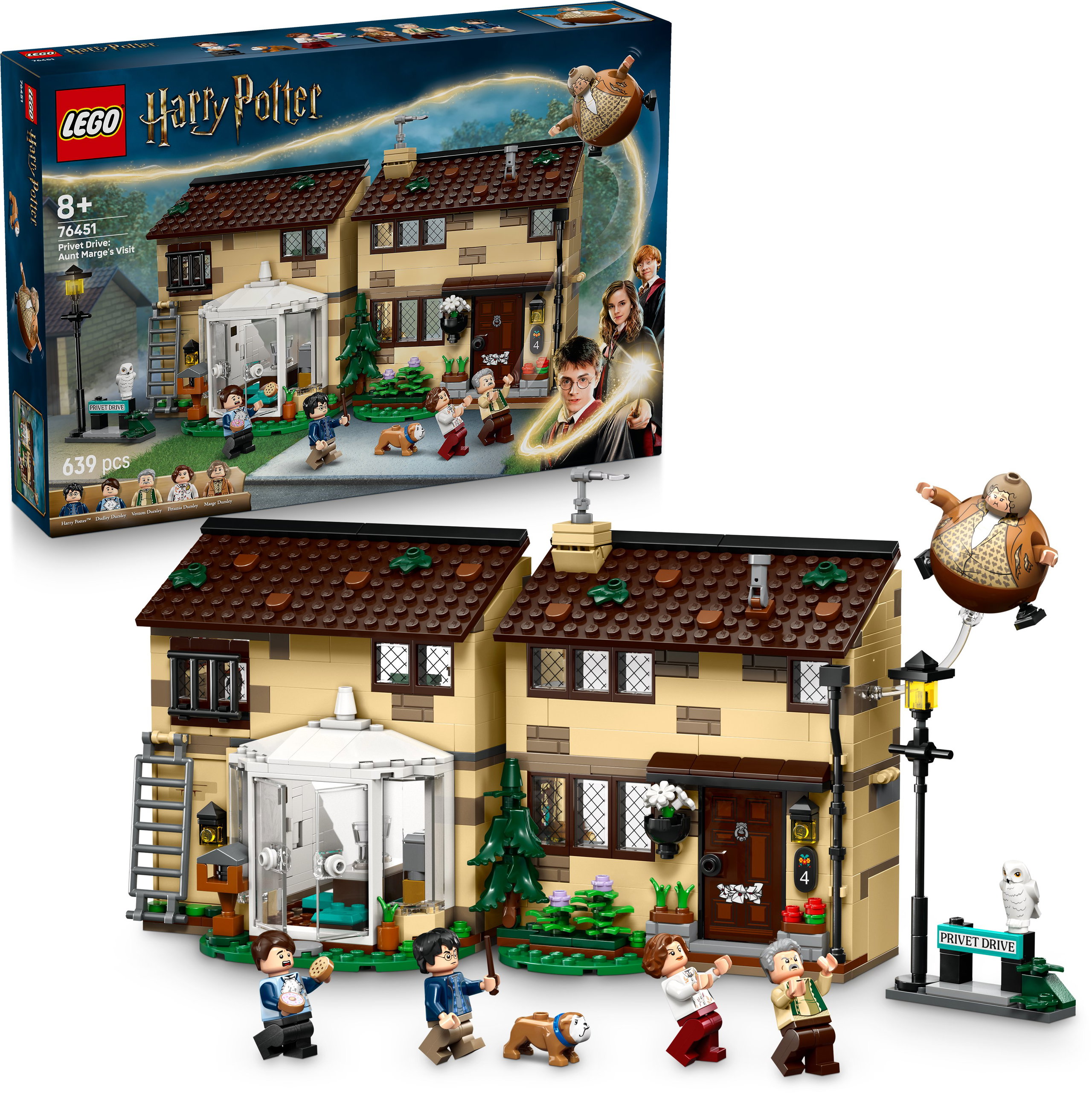 LEGO® Harry Potter™ Privet Drive: Marge néni látogatása 76451