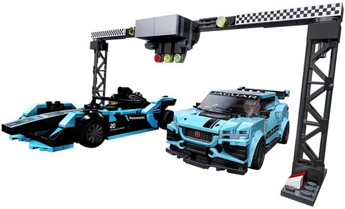 LEGO Speed Champions 76898 Formula E Panasonic Jaguar Racing GEN2 car & Jaguar I-PACE eTROPHY - LEGO-Bausatz - Hauptbild