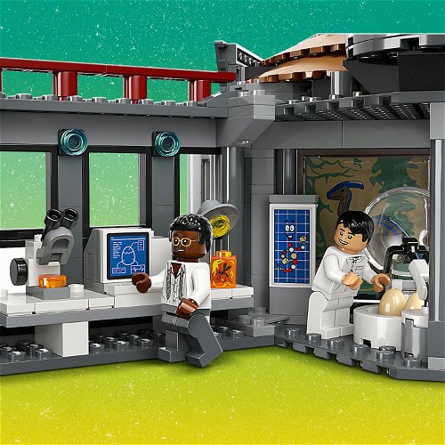 Lego Jurassic Park Visitor Center: T. Rex & Raptor Attack Dinosaur Toy  76961 : Target