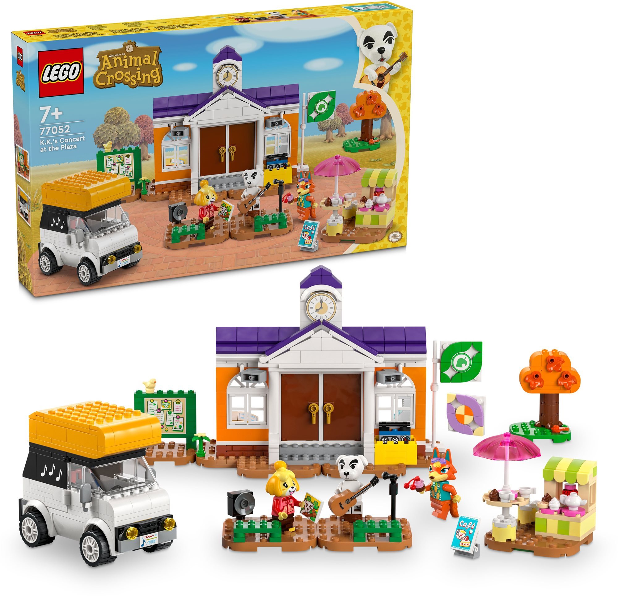 LEGO® Animal Crossing™ 77052 K.K koncertje a téren