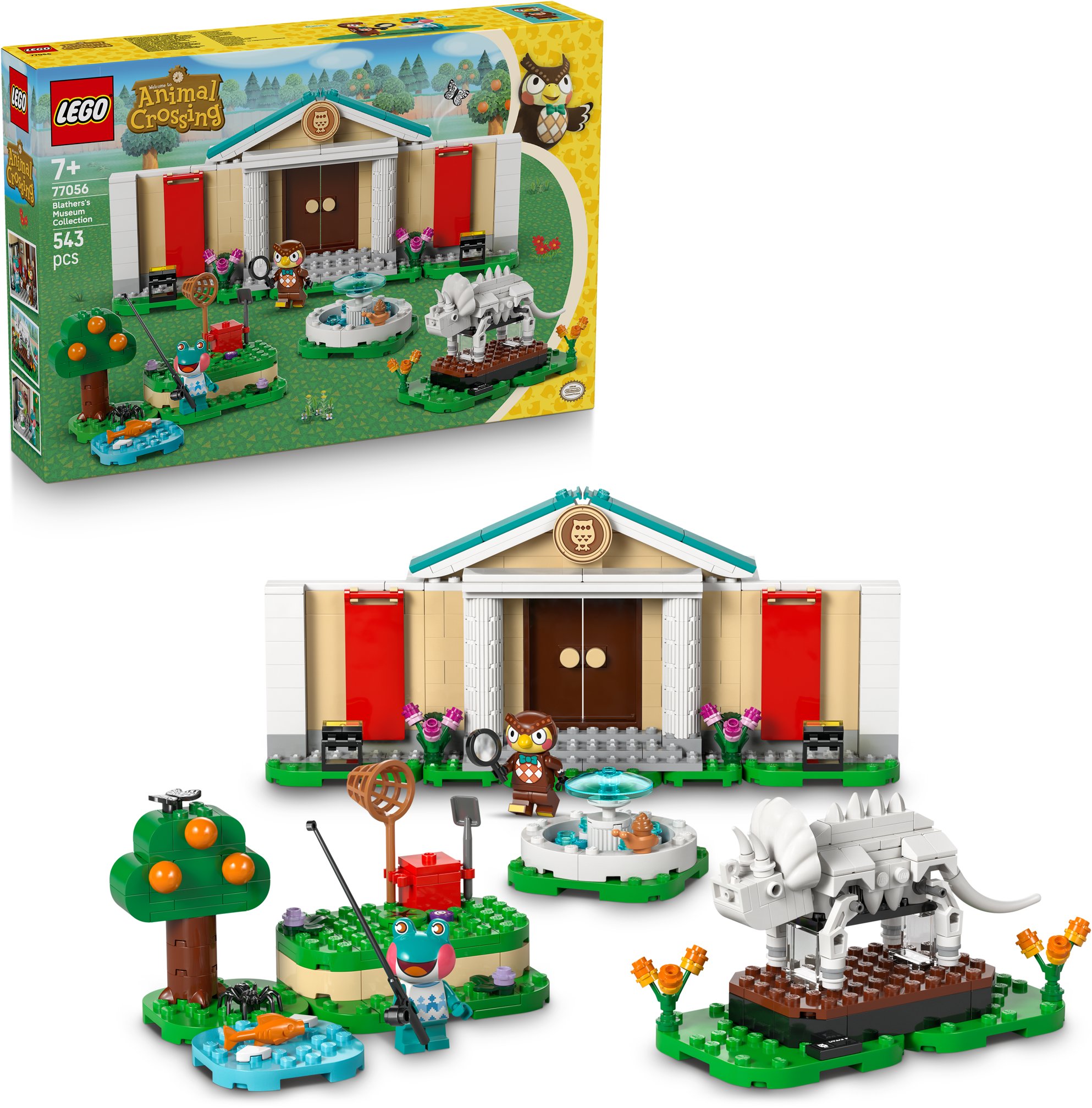 LEGO® Animal Crossing™ 77056 Blathers múzeumi gyűjteménye