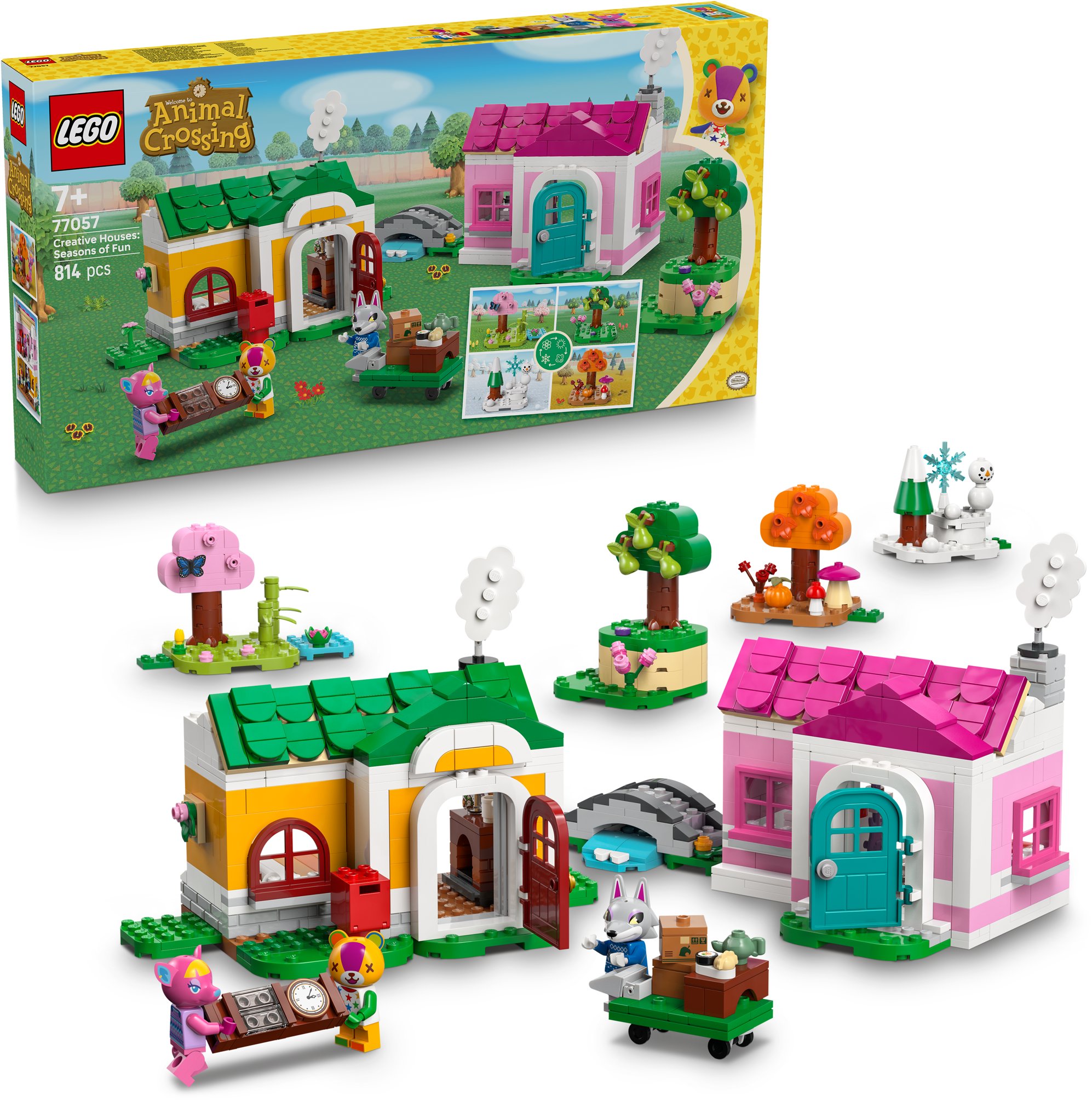 LEGO® Animal Crossing™ 77057 Kreatív házak: vidám évszakok