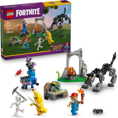 LEGO® Fortnite® 77075 Das Lager von Schali und der Zündkerzenkünstlerin - LEGO-Bausatz - Hauptbild