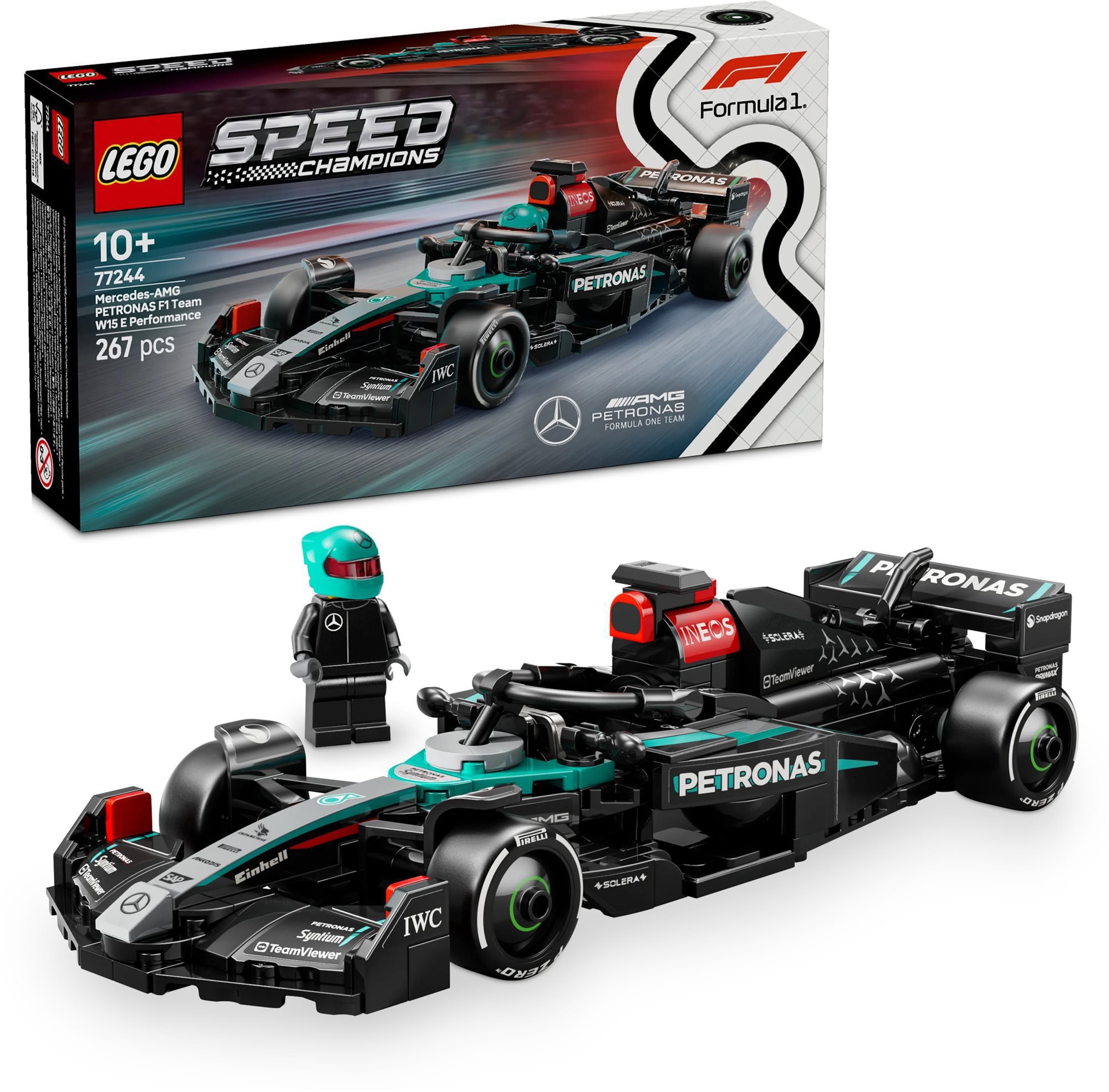 LEGO stavebnice LEGO® Speed Champions 77244 Závodní auto Mercedes-AMG F1® W15