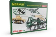 Bausatz Merkur Metallbaukasten Panzer-Set Army Set - Stavebnice