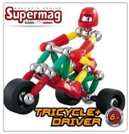 SUPERMAG - Tricycle and driver - Building Set