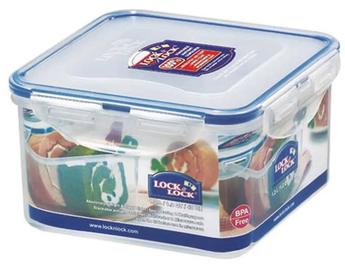 LOCK FOOD BOX LOCK 15,5X15,5X8,7CM 1,2L PLASTIC - Storage Jar - Main image