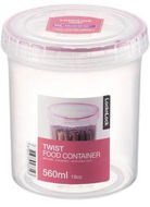 LOCK FOOD BOX TWIST ROUND, 560ML - Container