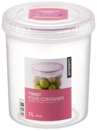 LOCK FOOD BOX L&L TWIST ROUND 1L - Storage Jar - Main image