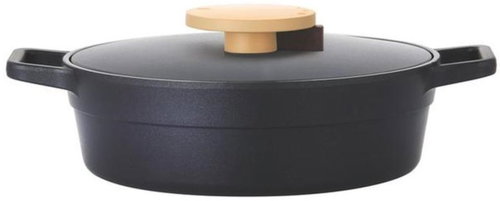 Lock &amp; Lock Kastrol Minimal, 24cm, schwarz - Großer Kochtopf - Hauptbild