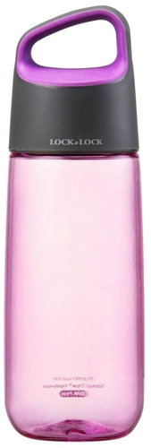Lock&Lock "Bisfree Soft Handle" Wasserflasche, 510ml, rosa ABF835V - Trinkflasche - Hauptbild