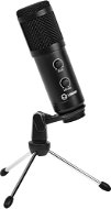 LORGAR Mikrofon Soner 313 pro Streaming, kondenzátorový, Volume & Echo Knob, černý - Microphone