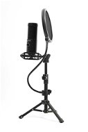 LORGAR Mikrofon Soner 721 pro Streaming, kondenzátorový, Volume, černý - Microphone