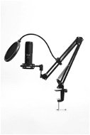 LORGAR Mikrofon Soner 931 pro Streaming, kondenzátorový, Volume, černý - Microphone