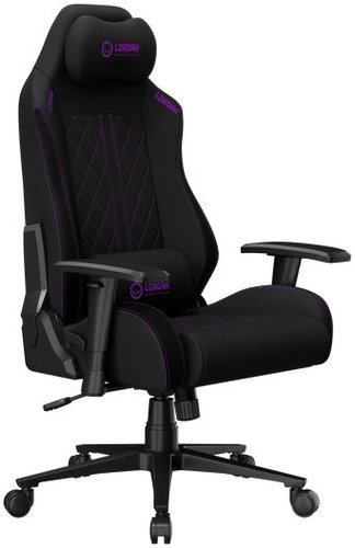 LORGAR CHA41, Black / Pur - Gaming Chair - Main image