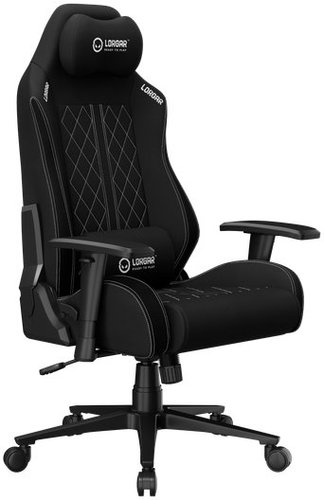 LORGAR CHA41, Black / White - Gaming Chair - Main image