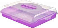Oct Keeeper Frischhaltebox mit Deckel - Transparent / Violett - Box