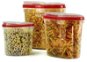 Toro Set of jars 3pcs - 5.4l, 2.95l, 1.37l, plastic - Food Container Set