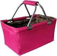 Toro Shopping Cart Folding 29l - Pink - Shopping Basket