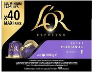 L'OR Profondo 40 hliníkových kapslí, - kompatibilní s kávovary Nespresso® - Kávové kapsle