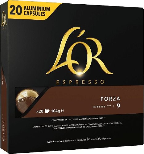 Café en capsules compatibles Nespresso - forza x20