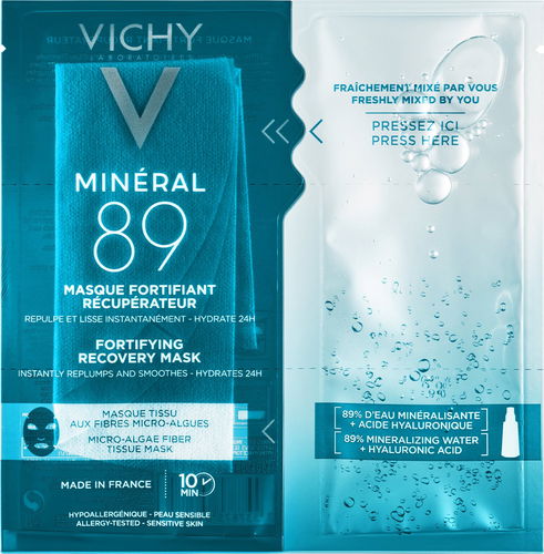 VICHY Minéral 89 Hyaluron Booster Recovery Mask 29 g - Pleťová maska - Hlavní obrázek