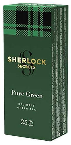Sherlock Secrets Pure Green 45 g (25 sachets, green tea) - Tea - Main image