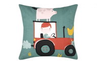 Lovely Casa Children's pillow tractor Tom 40 × 40 cm - Pillow