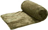 TEXTILOMANIA Olive micro plush blanket Violet 200 × 230 cm - Blanket