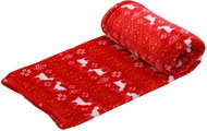 TEXTILOMANIA Red Christmas micro plush blanket 150 × 200 cm - Blanket