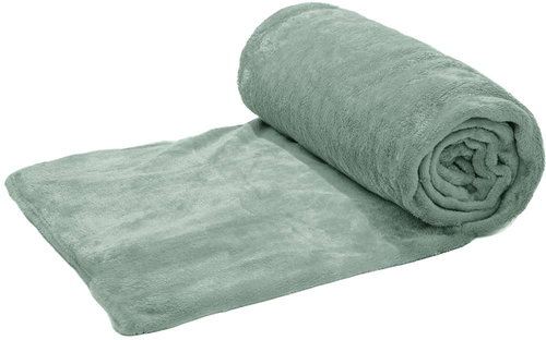 TEXTILOMANIA Menthol micro plush blanket Violet 200 × 230 cm - Blanket - Main image