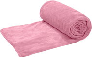 TEXTILOMANIE Light pink micro plush blanket Violet 180 × 200 cm - Blanket
