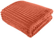 TEXTILOMANIE Premium microflannel blanket 160 × 200 cm orange - Blanket