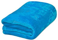 TEXTILOMANIE Microflannel blanket Violet 200 × 230 cm turquoise - Blanket