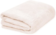 TEXTILOMANIE Microflannel blanket Violet 150 × 200 cm white - Blanket
