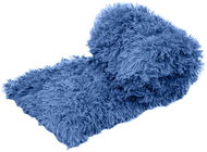 TEXTILOMANIE Fluffy blanket 200 × 240 cm dark blue - Blanket