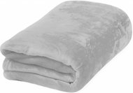TEXTILOMANIE Microflannel blanket 150 × 200 cm light grey - Blanket